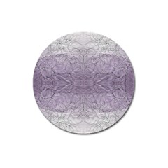 Artwork Lilac Repeats Magnet 3  (round) by kaleidomarblingart