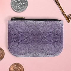 Artwork Lilac Repeats Mini Coin Purse by kaleidomarblingart