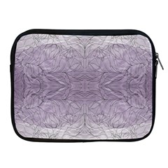 Artwork Lilac Repeats Apple Ipad 2/3/4 Zipper Cases by kaleidomarblingart