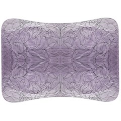 Artwork Lilac Repeats Velour Seat Head Rest Cushion by kaleidomarblingart