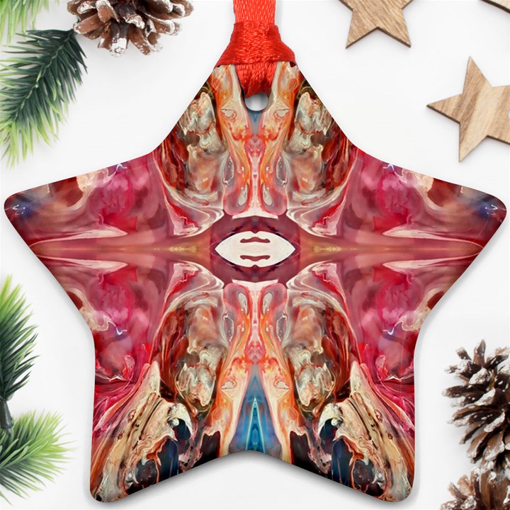 Marbled Butterfly Ornament (Star)