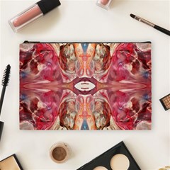 Marbled Butterfly Cosmetic Bag (large) by kaleidomarblingart