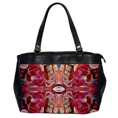 Marbled Butterfly Oversize Office Handbag by kaleidomarblingart