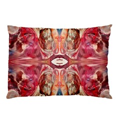 Marbled Butterfly Pillow Case (two Sides) by kaleidomarblingart