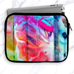 Fluorescent Apple Ipad 2/3/4 Zipper Cases by kaleidomarblingart