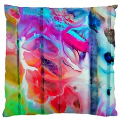 Fluorescent Standard Flano Cushion Case (one Side) by kaleidomarblingart