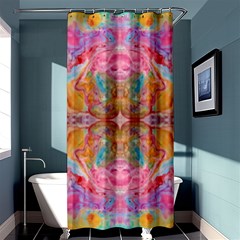 Monsoon Repeats Shower Curtain 36  X 72  (stall)  by kaleidomarblingart