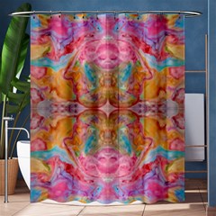 Monsoon Repeats Shower Curtain 60  X 72  (medium)  by kaleidomarblingart