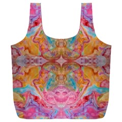 Monsoon Repeats Full Print Recycle Bag (xxxl) by kaleidomarblingart