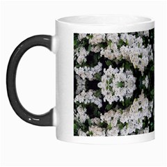 White Bush Repeats Morph Mugs by kaleidomarblingart