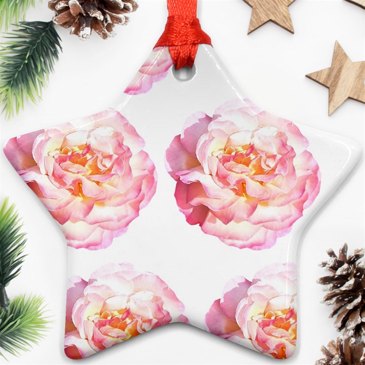 Roses Repeats I Ornament (Star)