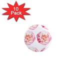 Roses Repeats I 1  Mini Magnet (10 pack)  Front