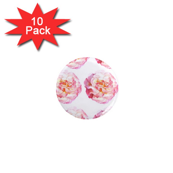 Roses Repeats I 1  Mini Magnet (10 pack) 