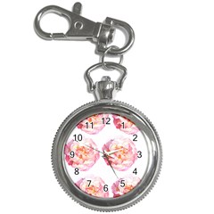 Roses Repeats I Key Chain Watches by kaleidomarblingart