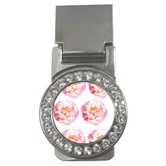 Roses Repeats I Money Clips (cz)  by kaleidomarblingart