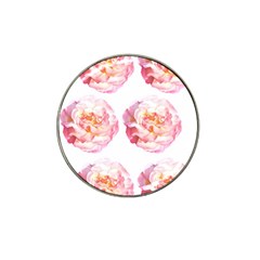 Roses Repeats I Hat Clip Ball Marker (4 Pack) by kaleidomarblingart