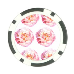 Roses Repeats I Poker Chip Card Guard by kaleidomarblingart