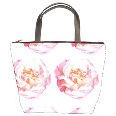 Roses Repeats I Bucket Bag by kaleidomarblingart