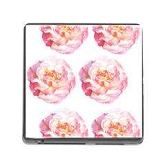 Roses Repeats I Memory Card Reader (square 5 Slot) by kaleidomarblingart