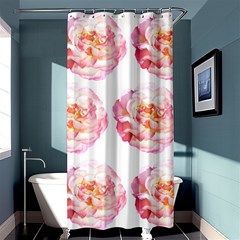 Roses Repeats I Shower Curtain 36  X 72  (stall)  by kaleidomarblingart