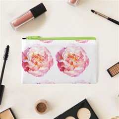 Roses Repeats I Cosmetic Bag (xs) by kaleidomarblingart