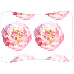 Roses Repeats I Velour Seat Head Rest Cushion by kaleidomarblingart