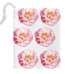 Roses Repeats I Drawstring Pouch (5XL) Back