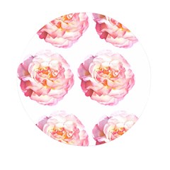 Roses Repeats I Mini Round Pill Box (pack Of 3) by kaleidomarblingart