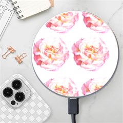 Roses Repeats I Wireless Charger by kaleidomarblingart