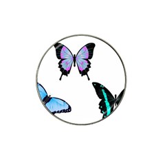 3 Butterflies Hat Clip Ball Marker (10 Pack) by SomethingForEveryone