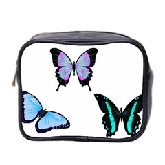 3 Butterflies Mini Toiletries Bag (two Sides) by SomethingForEveryone