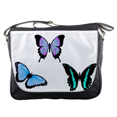 3 Butterflies Messenger Bag by SomethingForEveryone