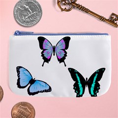 3 Butterflies Large Coin Purse by SomethingForEveryone