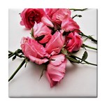 Scattered roses Tile Coaster Front