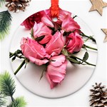 Scattered roses Ornament (Round) Front