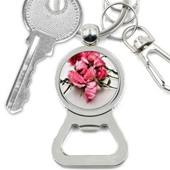 Scattered Roses Bottle Opener Key Chain by kaleidomarblingart