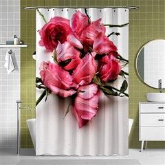 Scattered roses Shower Curtain 48  x 72  (Small) 