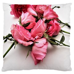 Scattered roses Large Cushion Case (One Side)