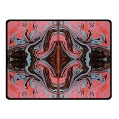 Arabesque repeats Double Sided Fleece Blanket (Small) 