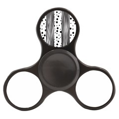 Stripes Black White Pattern Finger Spinner by designsbymallika