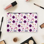 Minimal Floral Pattern Cosmetic Bag (Medium) Front