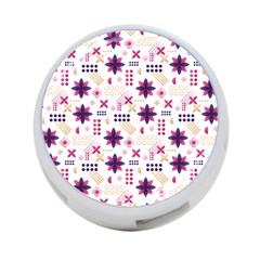 Minimal Floral Pattern 4-port Usb Hub (two Sides) by designsbymallika