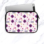 Minimal Floral Pattern Apple iPad Mini Zipper Cases Front