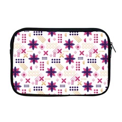 Minimal Floral Pattern Apple Macbook Pro 17  Zipper Case