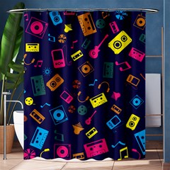 Seamless Musical Pattern Shower Curtain 60  X 72  (medium)  by designsbymallika