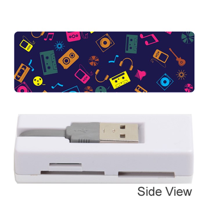 Seamless Musical Pattern Memory Card Reader (Stick)