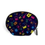 Seamless Musical Pattern Accessory Pouch (Small) Front