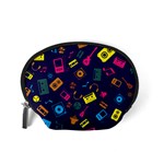 Seamless Musical Pattern Accessory Pouch (Small) Back