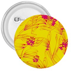 Floral Abstract Pattern 3  Buttons by designsbymallika