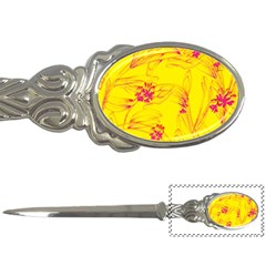 Floral Abstract Pattern Letter Opener by designsbymallika